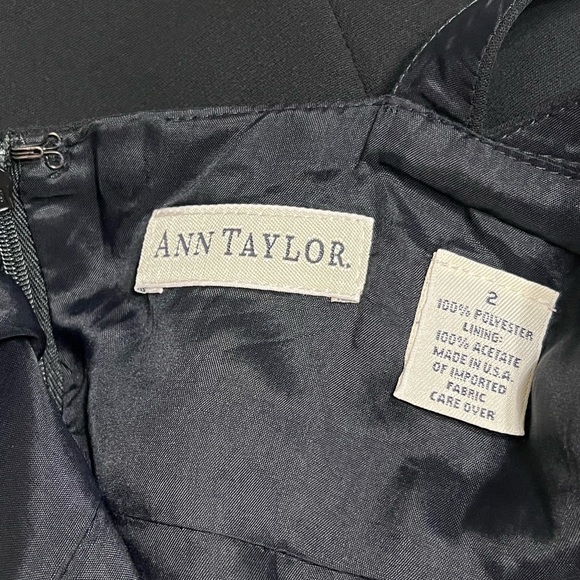 Like new Ann Taylor Strapless Black Dress - Picture 8 of 8